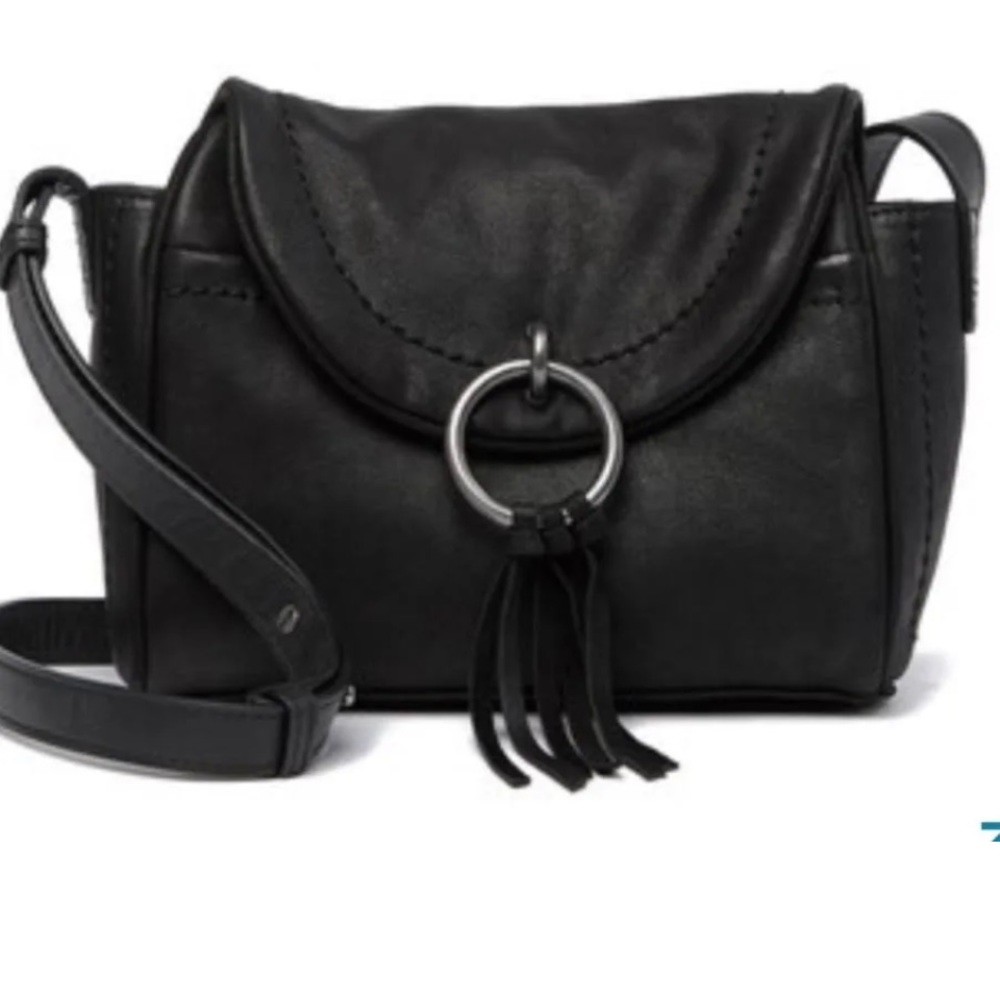 Black Suede Crossbody- Lucky Brand